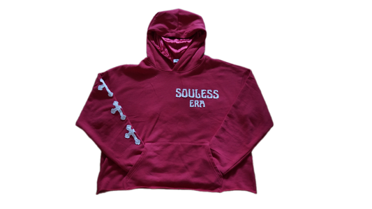 "Souless Era" Hoodie In Red